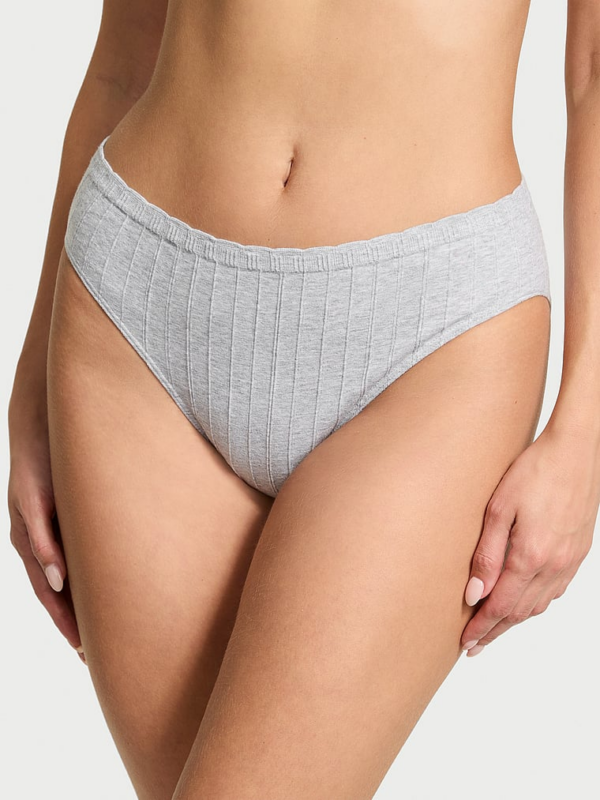 Stretch Cotton Rib Brief Panty